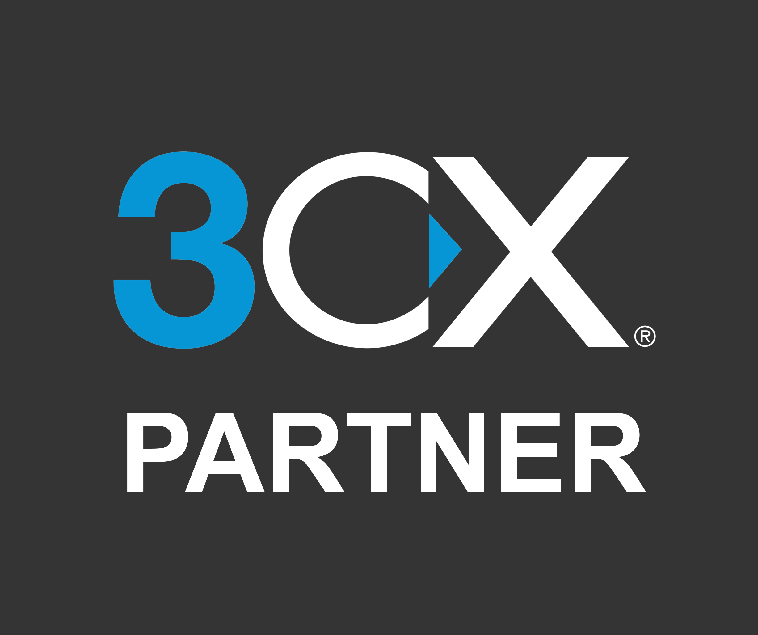 Logotipo oficial de 3CX Partner